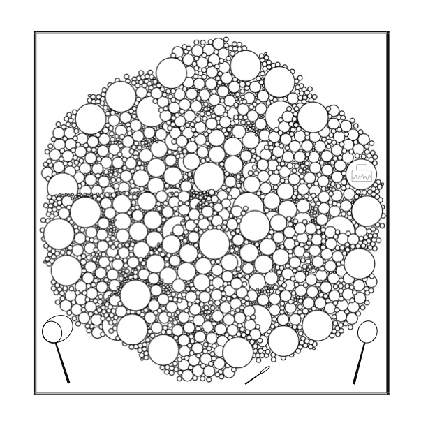 Party Colour & Create Keepsake - p27 - Bubble inspired mandala with bubble makers