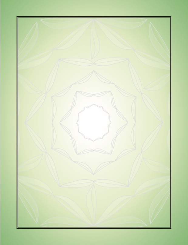 Faith, Hope, Love Colour & Meditate - p4 - Watermarked image of olive leaves on green backgound