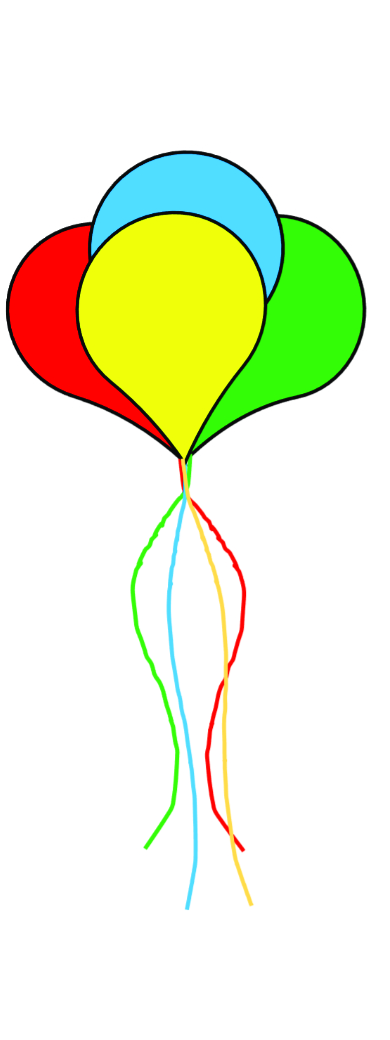 Bunch of Coloured Balloons